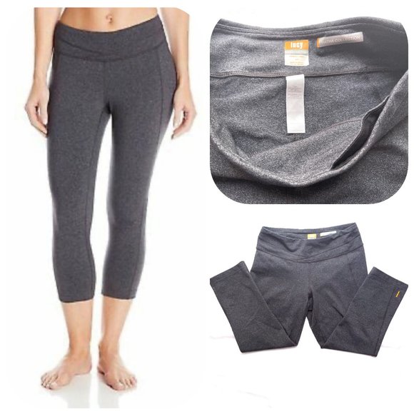 Lucy Powermax Hatha Grey Capri Crop 
